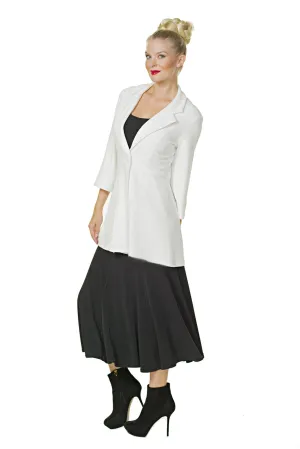 3/4 SL Empire One Button Jacket Lined
