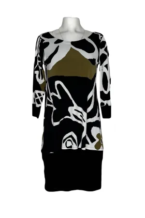 3/4 sleeve double layer dress