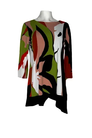 3/4 sleeve double layer tunic