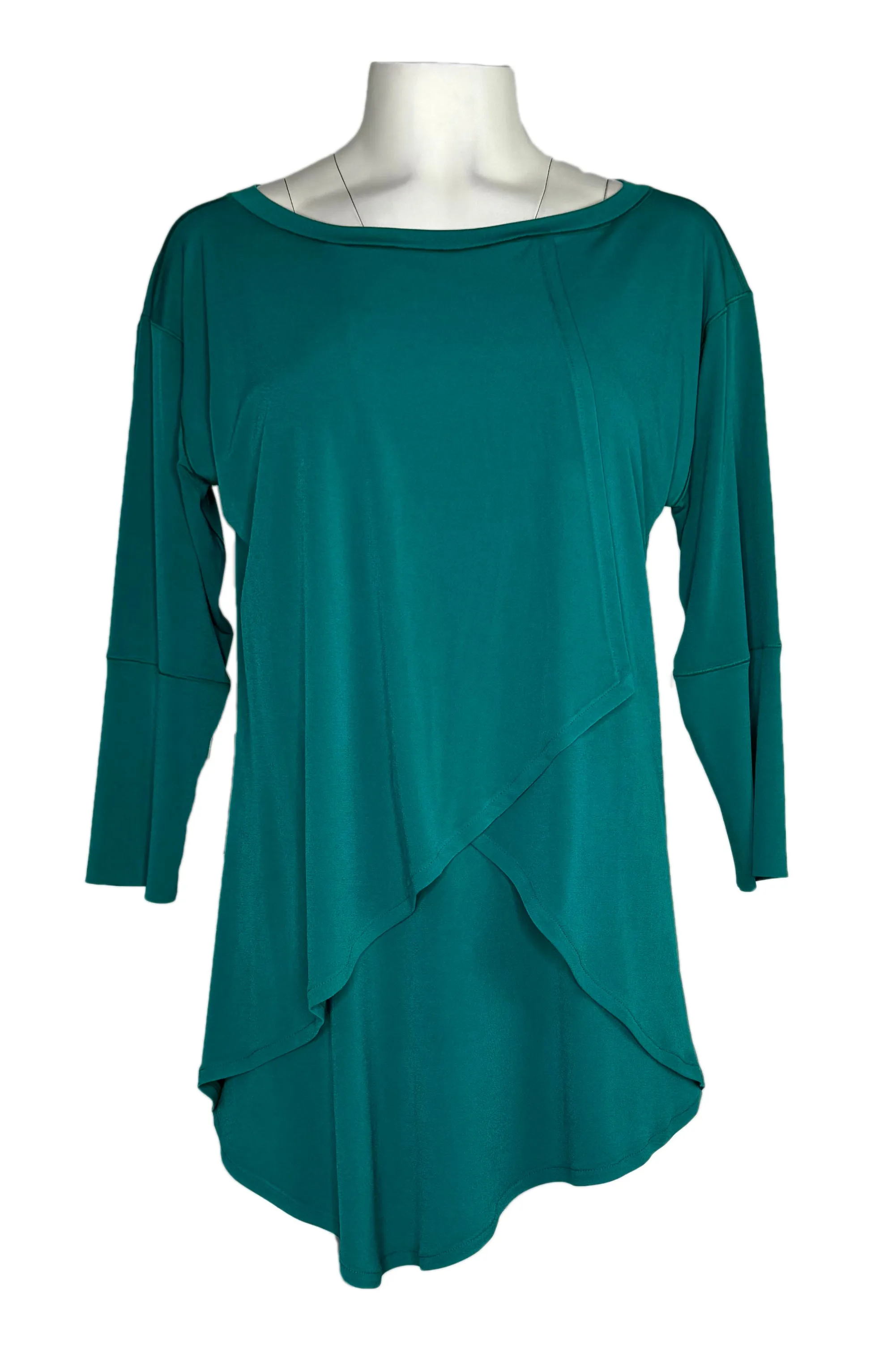 3/4 sleeve overlay tunic