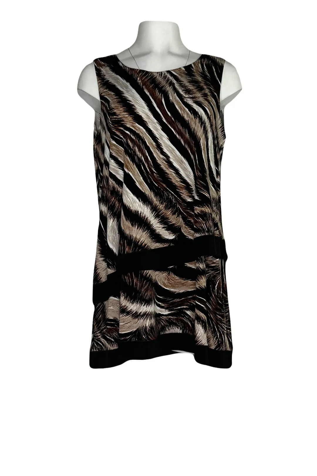 A line layered sleeveless tunic