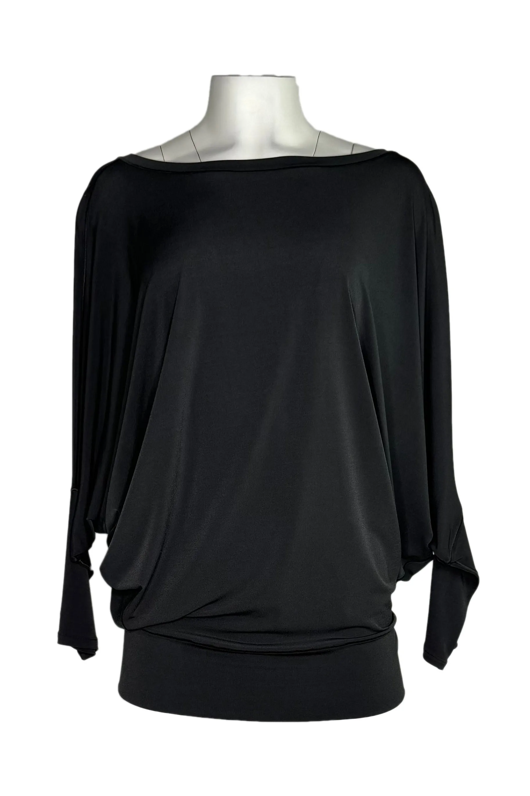Banded D peek tunic