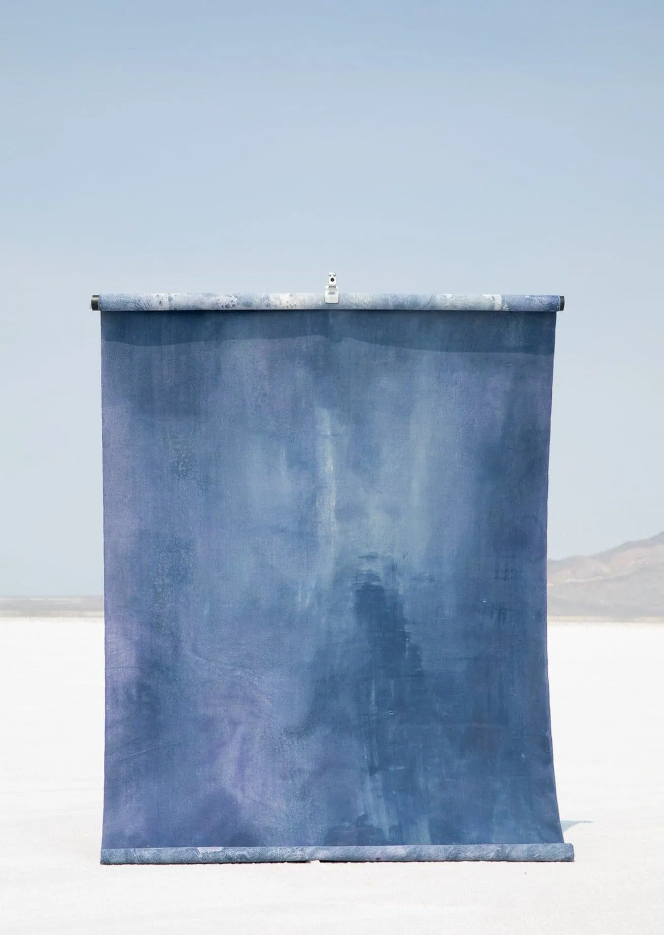 Blue Morpho #0127 Large Hand-Painted Canvas Backdrop