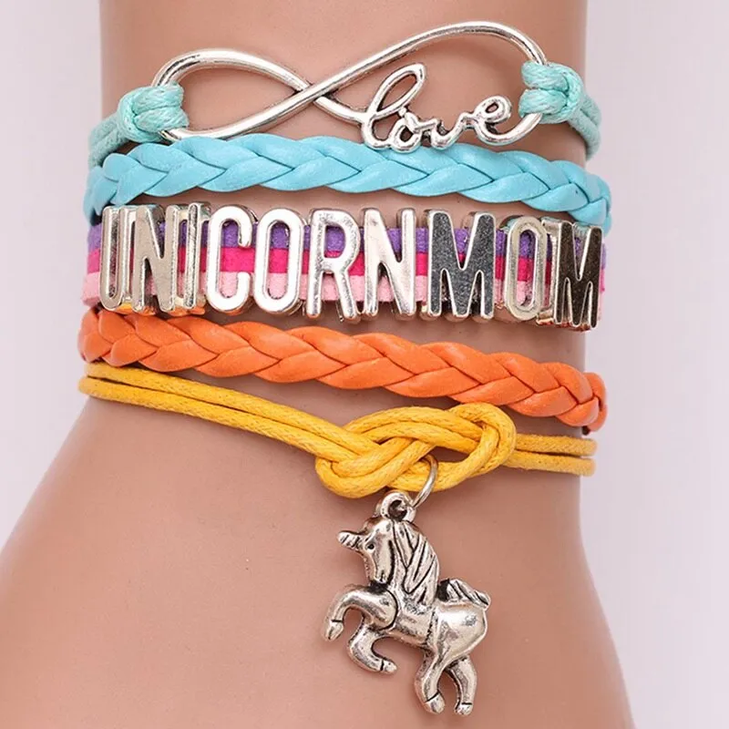 Colored Unicorn Bracelet
