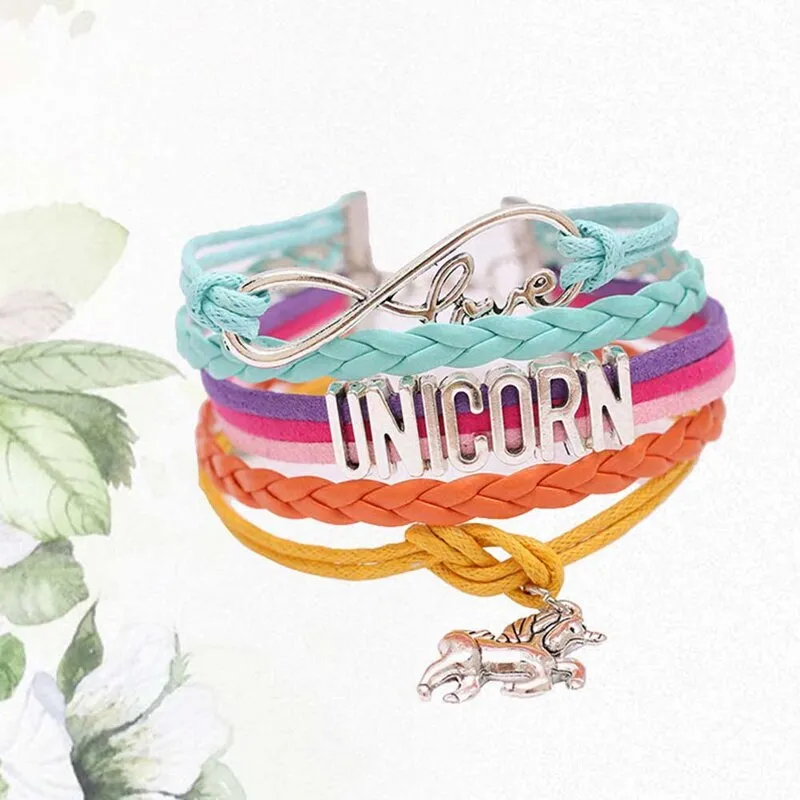 Colored Unicorn Bracelet