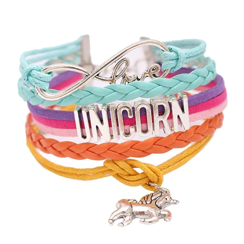 Colored Unicorn Bracelet