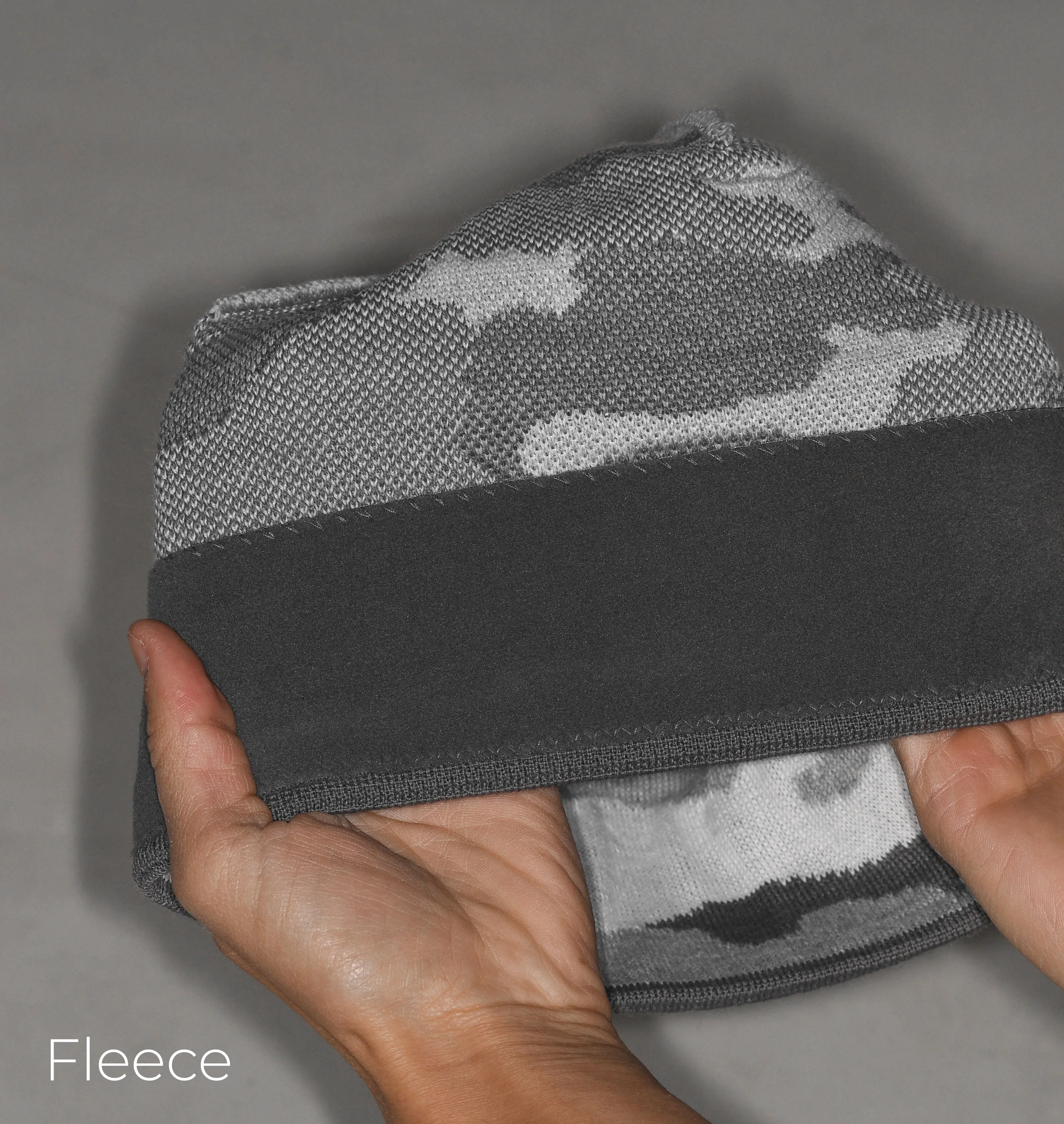 Commando Black Beanie - KInderbeanie