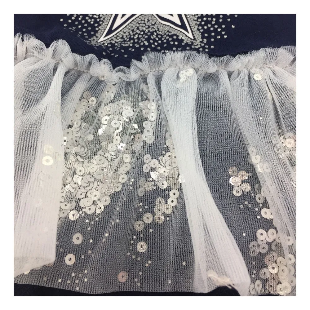 Cowboys Glittery Infant Tutu Bodysuit