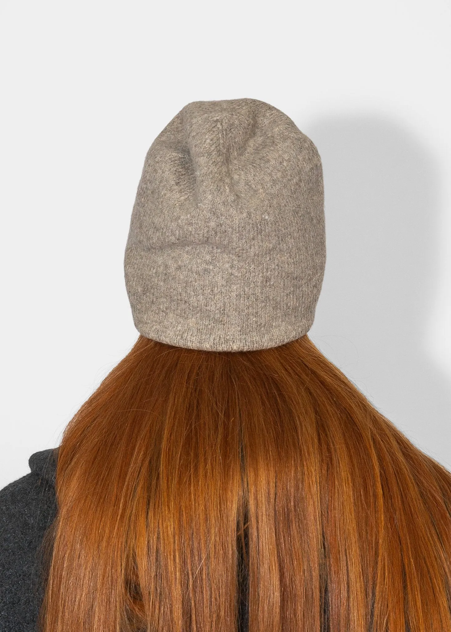 Double Beanie in Dust