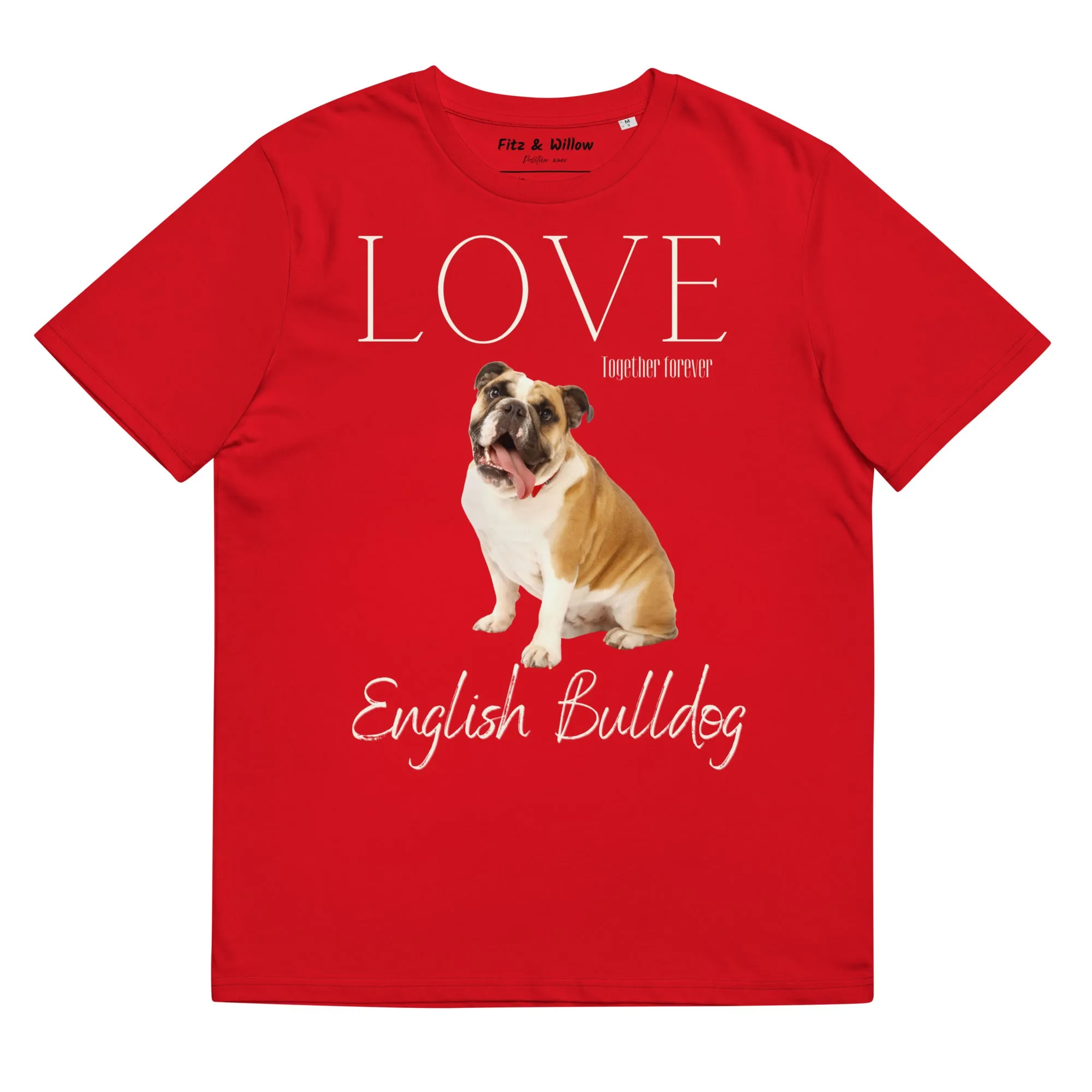 English Bulldog Lovers, sustainable t-shirt