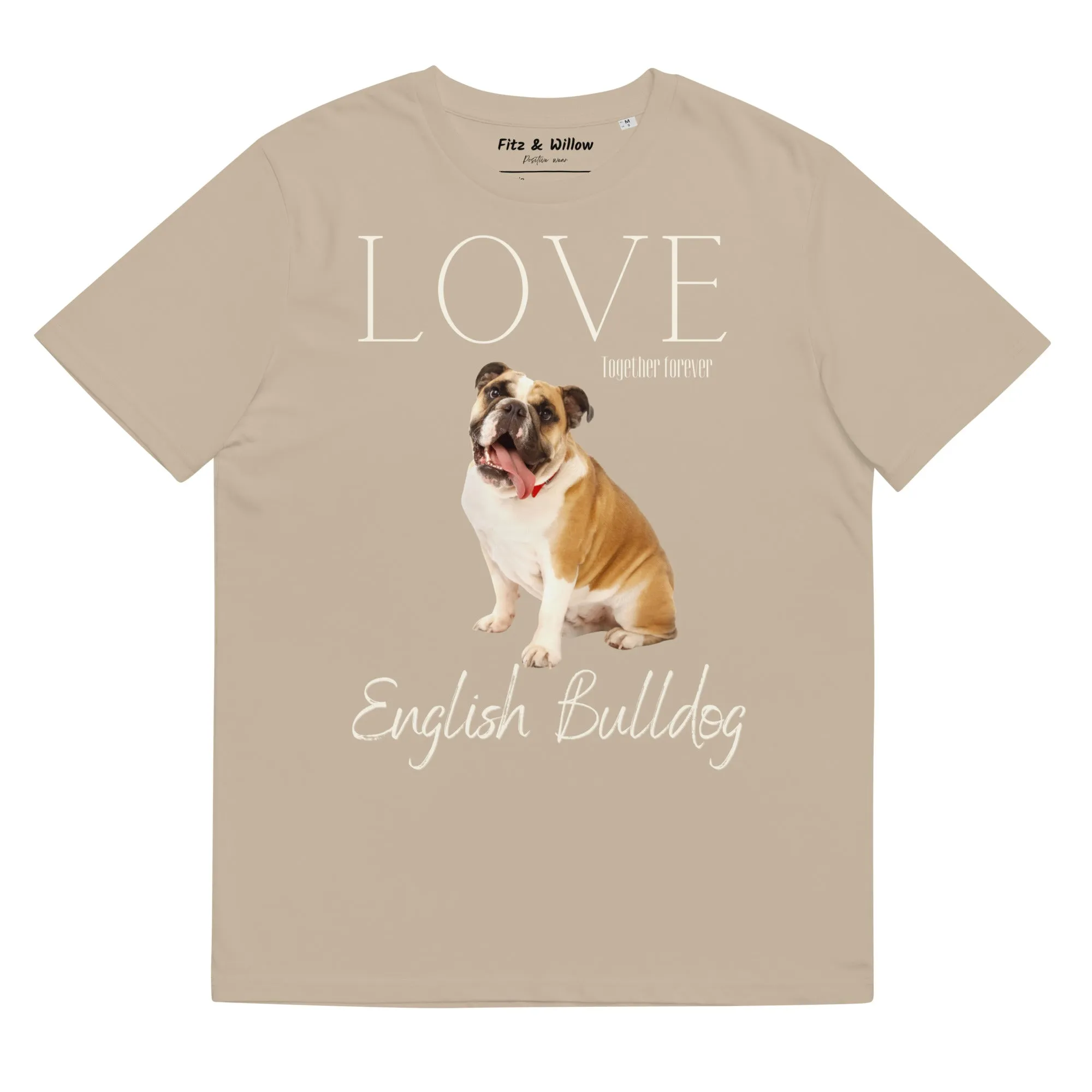 English Bulldog Lovers, sustainable t-shirt