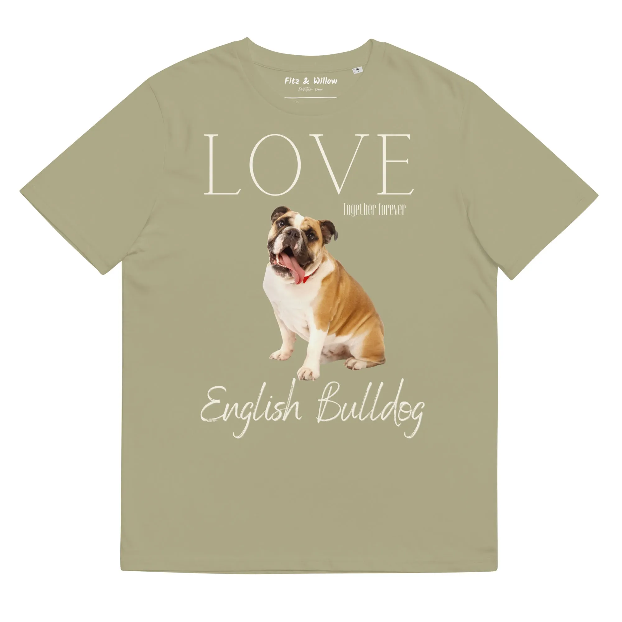 English Bulldog Lovers, sustainable t-shirt