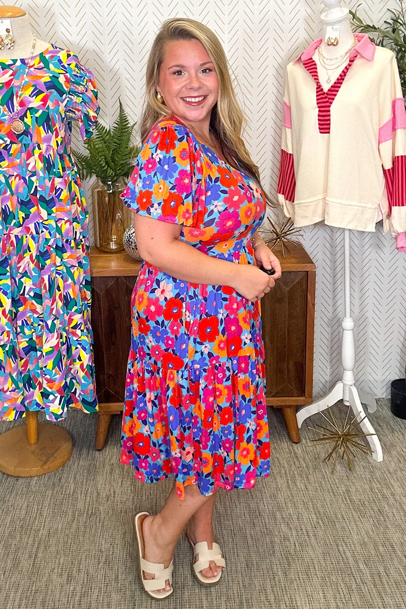 Ever So Darling Floral Babydoll Dress