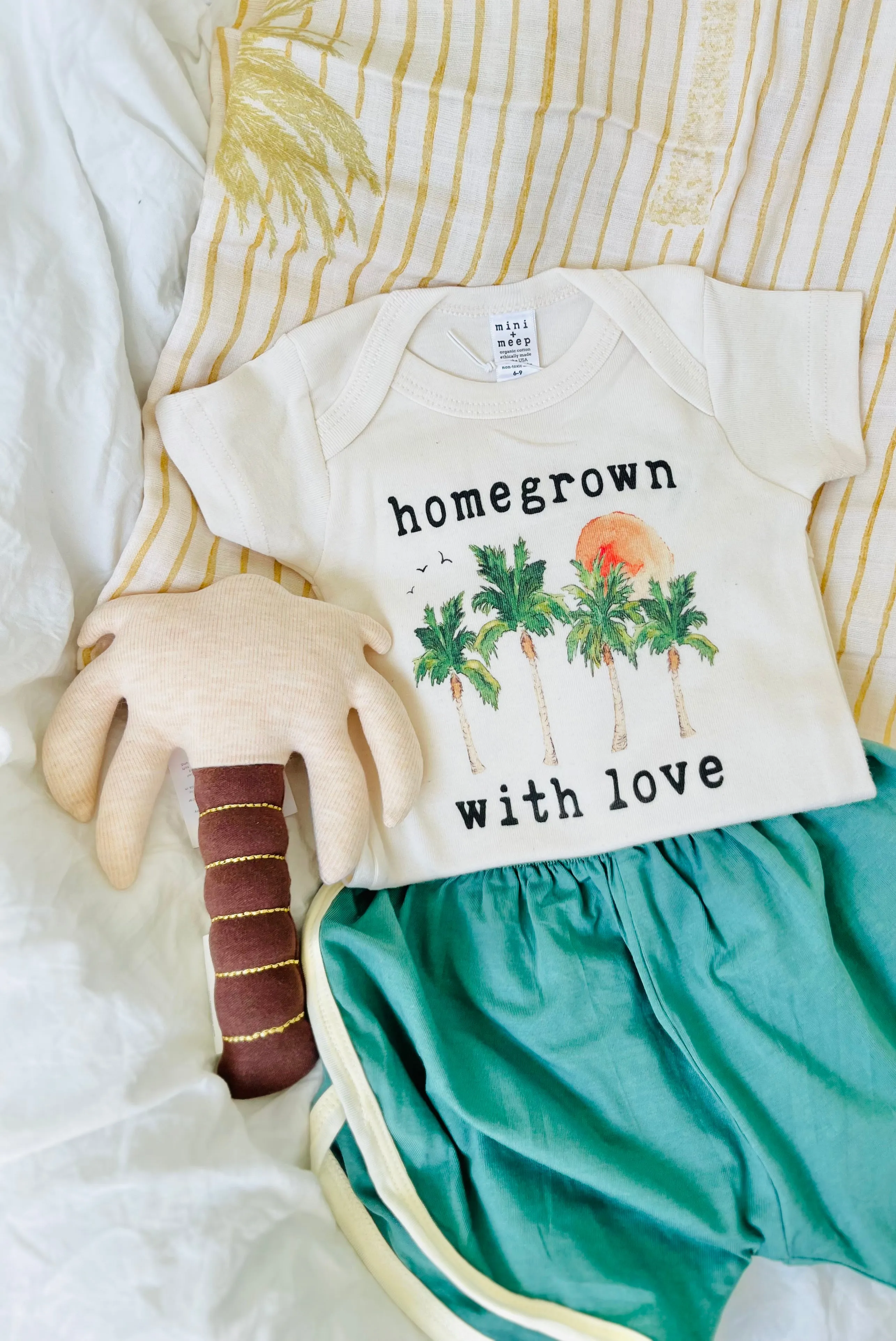 Homegrown with Love Organic One Piece Bodysuit