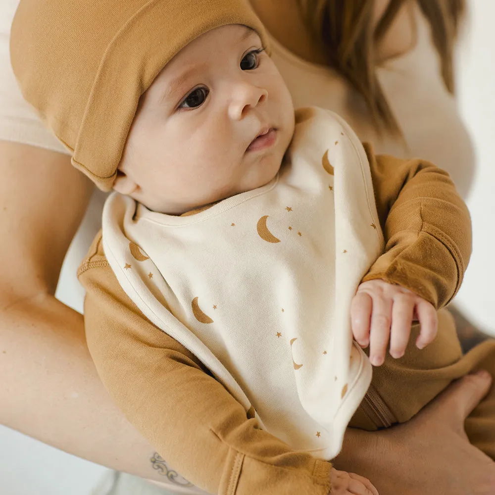 Jersey Snap Bib - 2 Pack | Moons & Golden