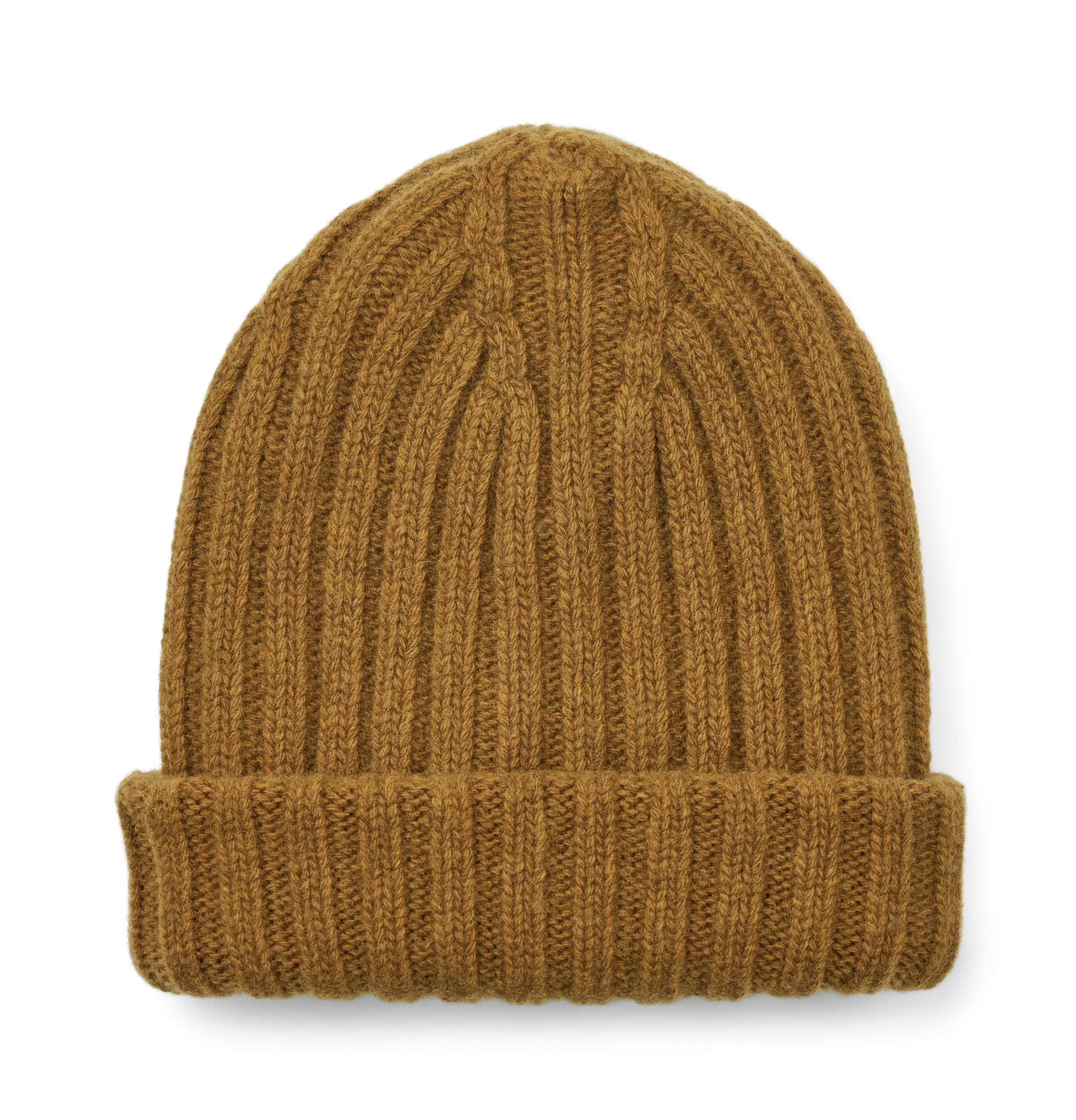 Kari Lambswool Beanie - Dried Tobacco