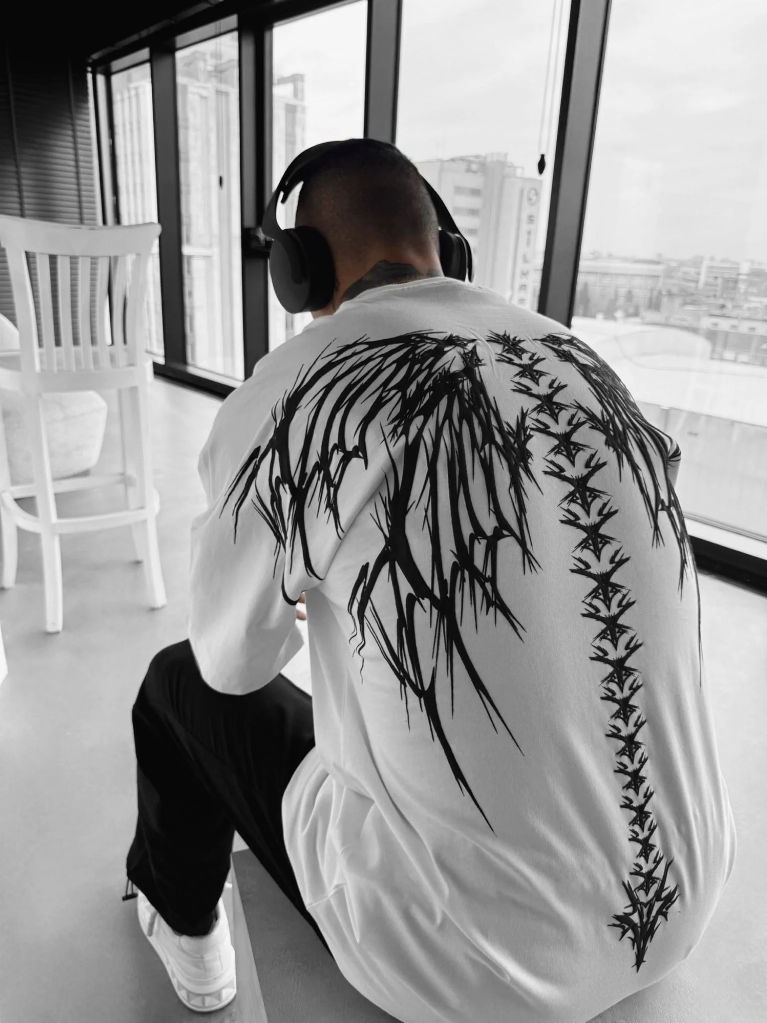 Oversize Hell T-shirt - White