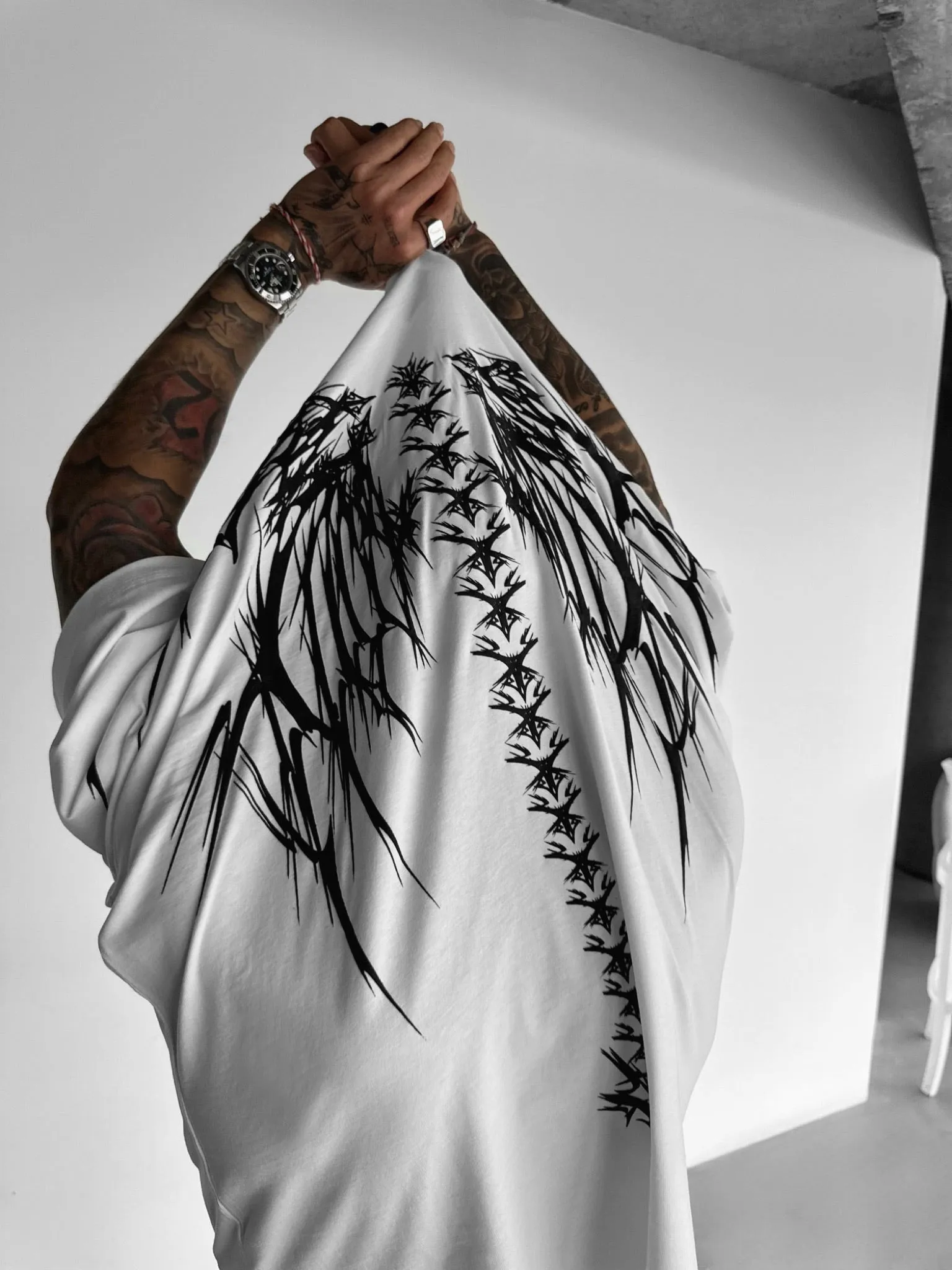 Oversize Hell T-shirt - White