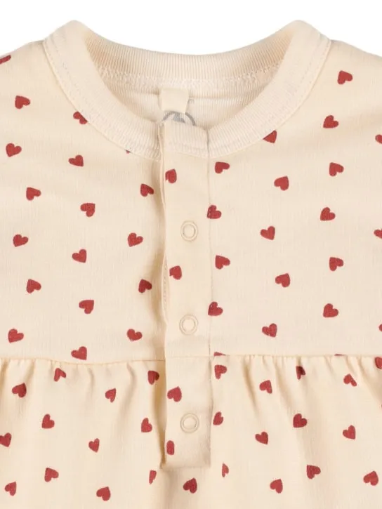Petit Bateau   Cotton dress &amp; bodysuit 