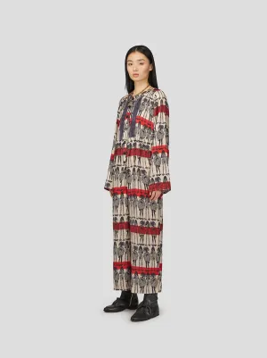 Yoka jumpsuit in Rift Print